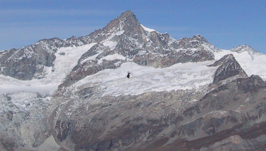 Zinalrothorn, 4221m in the Zermatt Region of the Swiss Alps