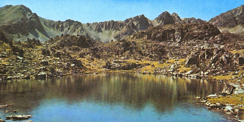 Pessons Cirque and Lake in Andorra in the Pyrenees