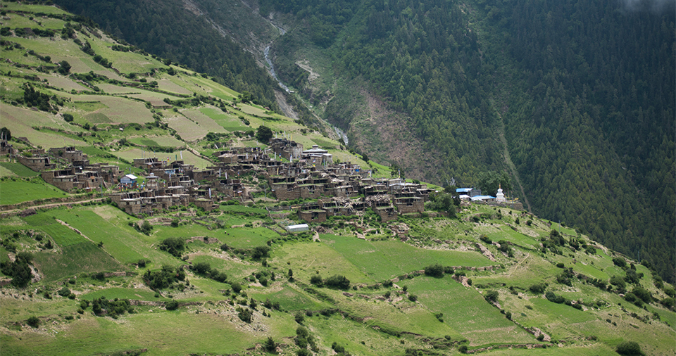 Gyaru Village in Manang Valley