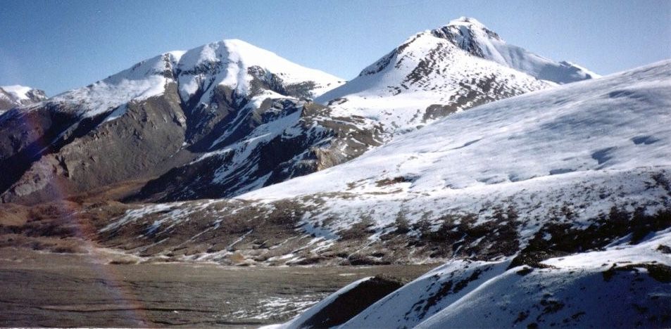 Thapa ( Dhampus ) Peak , c6000m from Hidden Valley