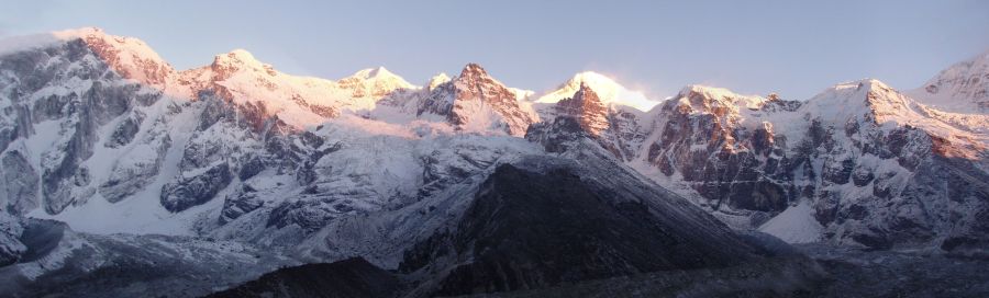 Kabru Complex on the south side of Mount Kangchenjunga