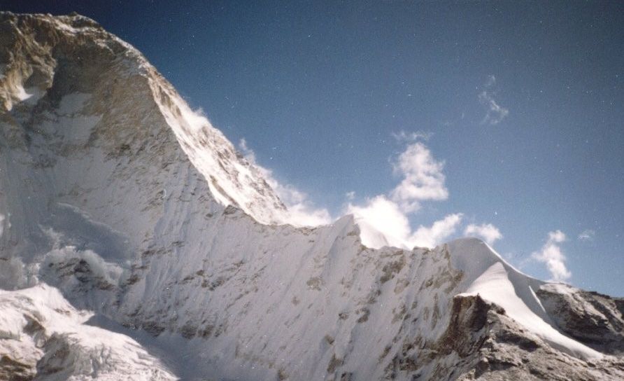 The Twins on the SW ridge of Makalu