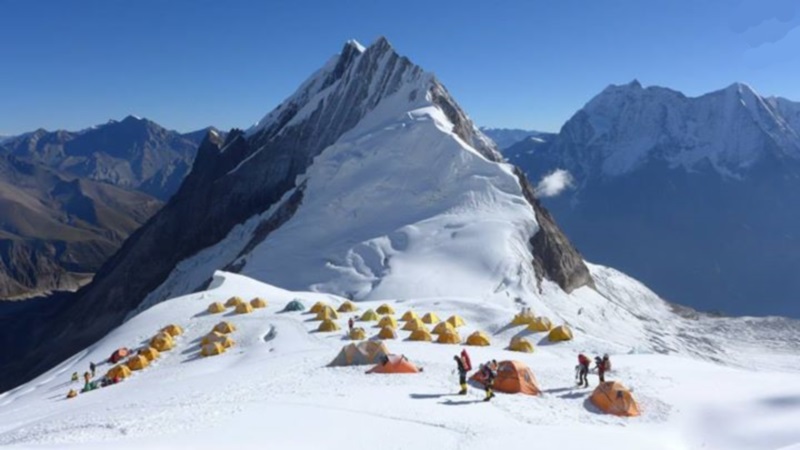 High Camp on Mount Manaslu