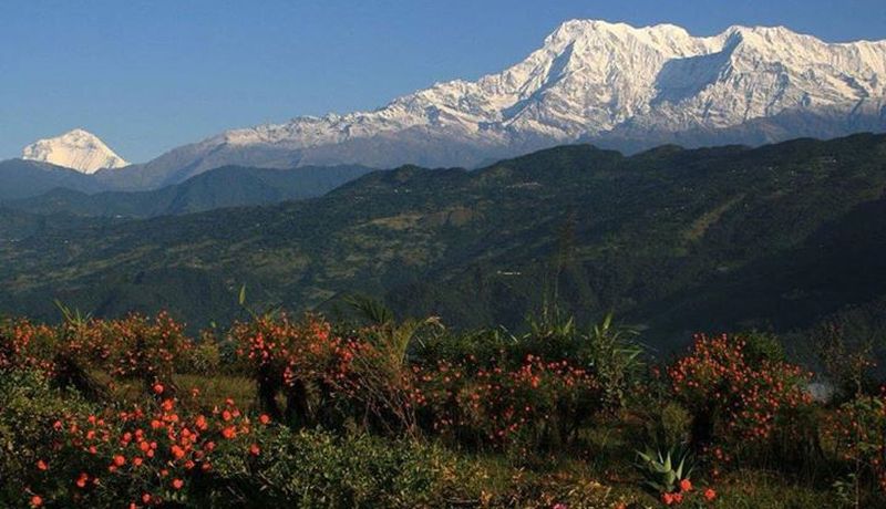 Annapurna South and Annapurna I