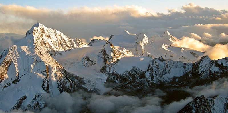 Mt.Chugimago and Ramdung from Kang Nachugo