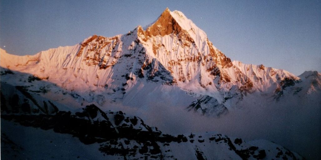 Sunset on Macchapucchre ( The Fishtail Mountain )