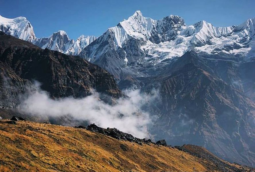 Gandarba Chuli on approach to the Sanctuary