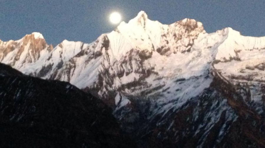 Gandarba Chuli on approach to the Sanctuary