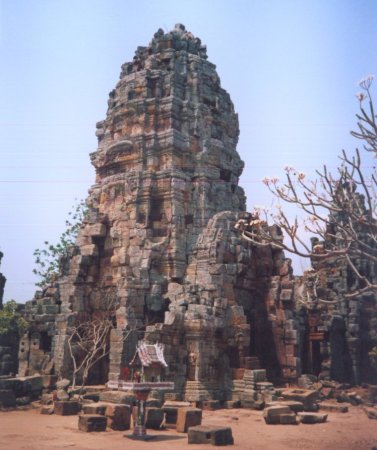 Khmer Prang at Wat Banan near Battambang in NW Cambodia