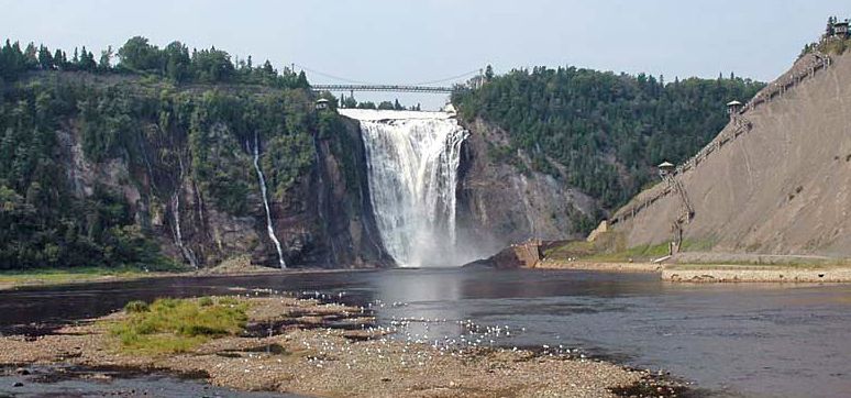 Montmorency Falls in Canada