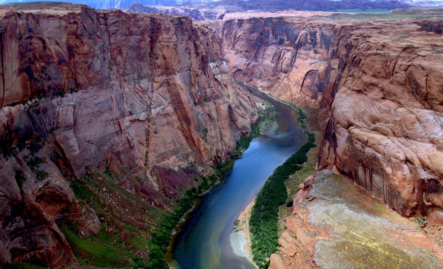 Colorado River in Valley Floor of the Grand Canyon