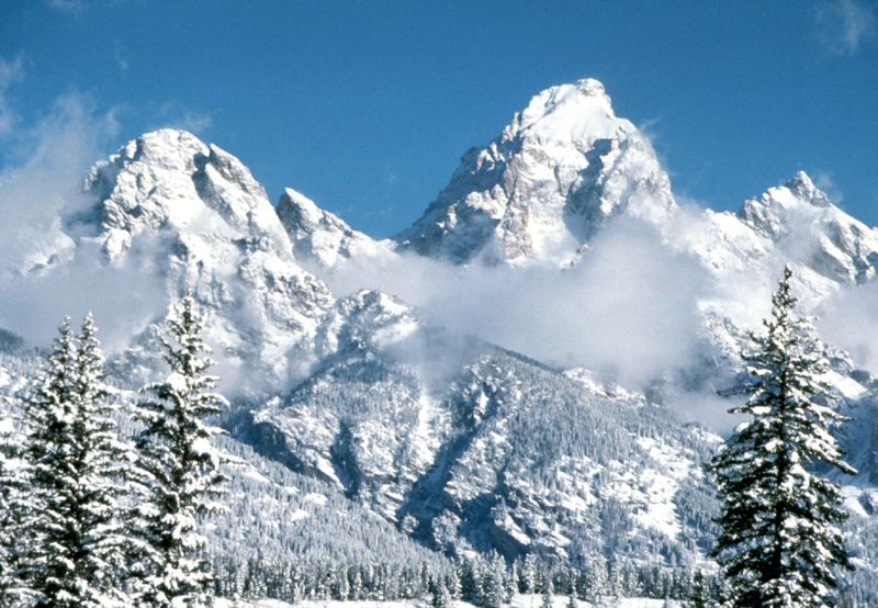 Rocky Mountains - Grand Teton in winter