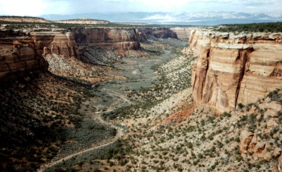 View from Rim Rock Drive of Colorado National Monument