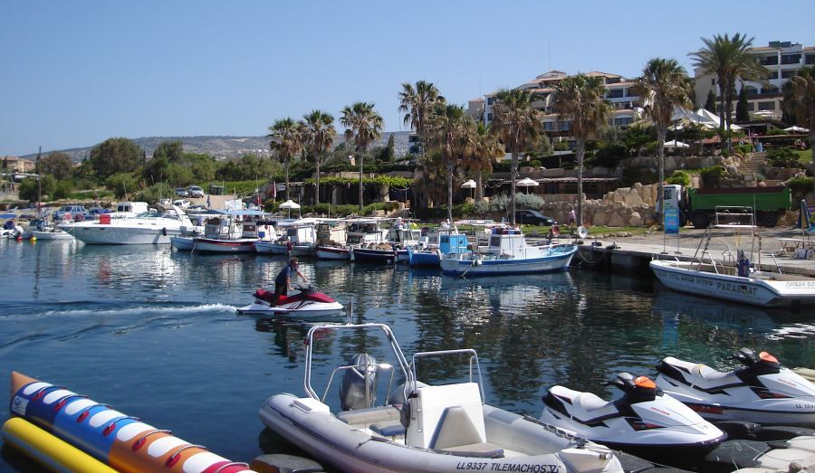 Boats in the Marina at Coral Bay