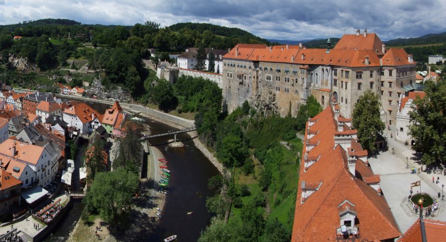 Ceske Krumlov in the Czech Republic