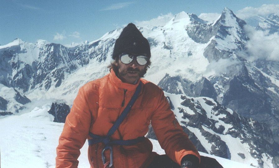 The Monch and Eiger from the summit of the Wetterhorn