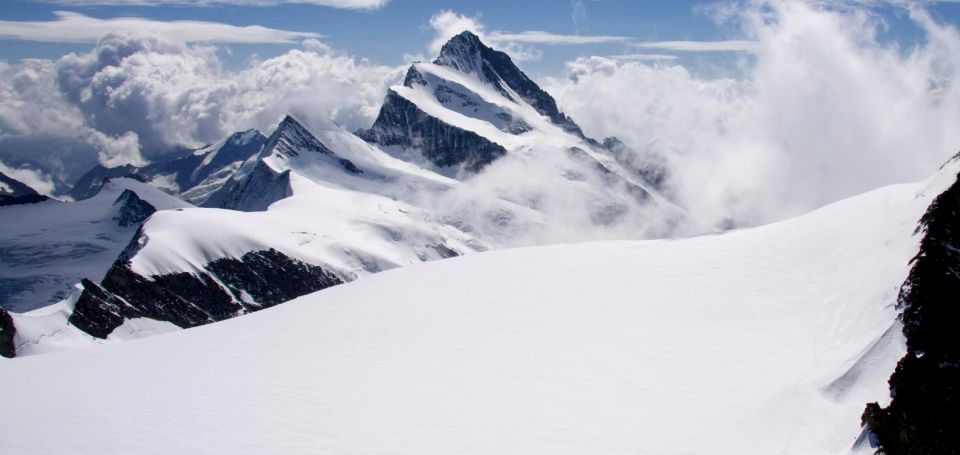 Finsteraarhorn from the Fiescherhorn