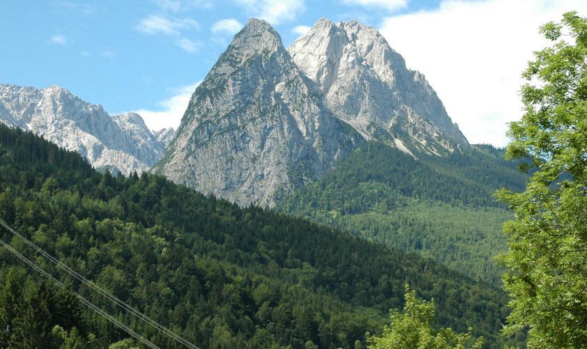 Zugspitze - highest mountain in Germany