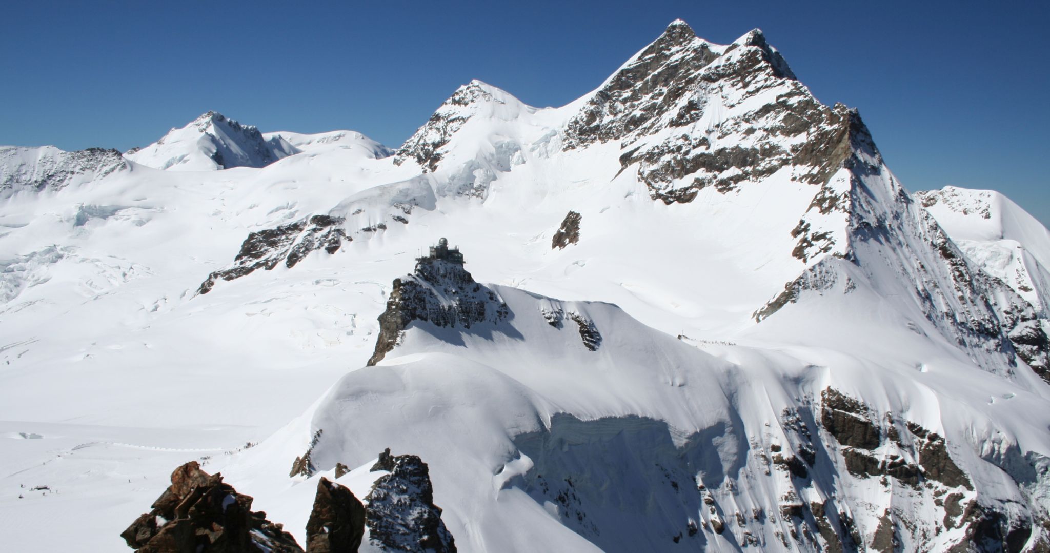 Jungfrau above Jungfraujoch
