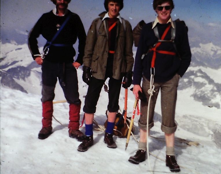 On summit of Gross Venediger