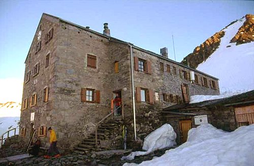 Neue Prager hut in the Austrian Alps