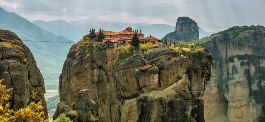 Klastery Monastery on The Meteora in Northern Greece