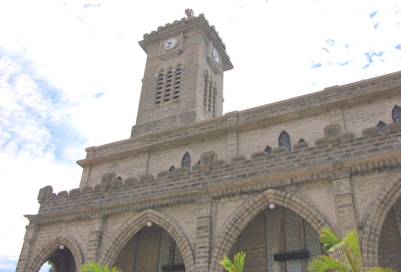 Clock Tower on Nha Trang Cathedral