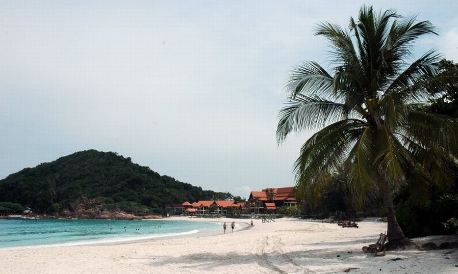 Beach on Redang Island off East Coast of Peninsular Malaysia