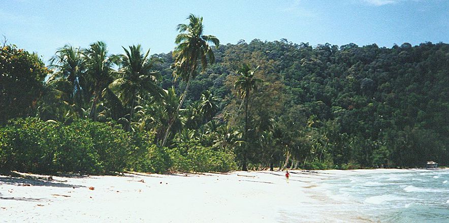 Mermaid Beach ( Monkey Bay / Teluk Bahang ) on NW corner of Pulau Penang in Peninsular ( West ) Malaysia