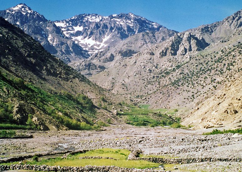 Toubkal in the High Atlas of Morocco