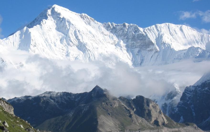 Cho Oyu from Gokyo Valley