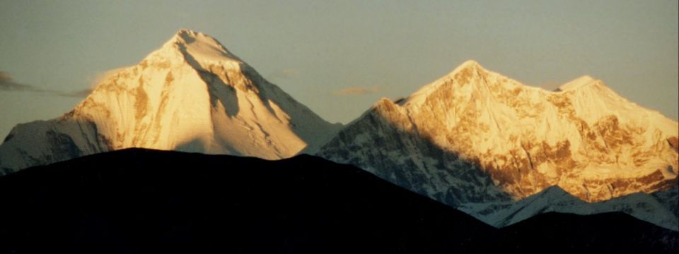 Sunset on Dhaulagiri and Tukuche Peak