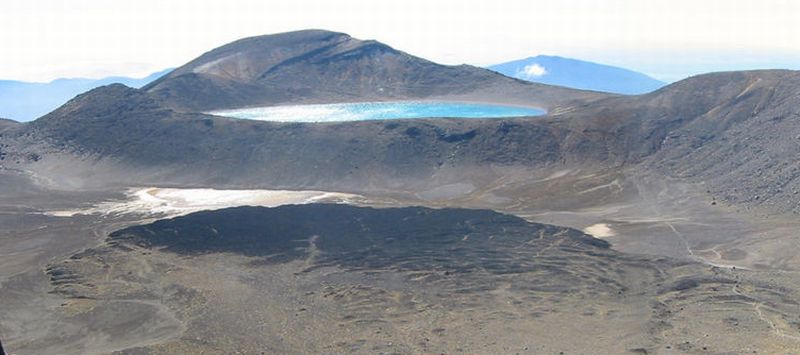 Blue Lake on the Tongariro Traverse