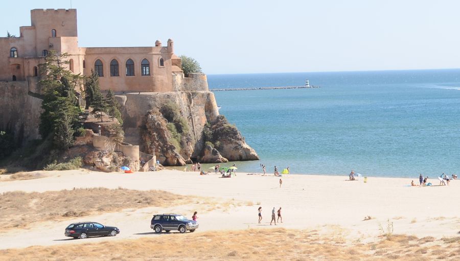 Praia da Angrinha at Ferragudo in Portugal