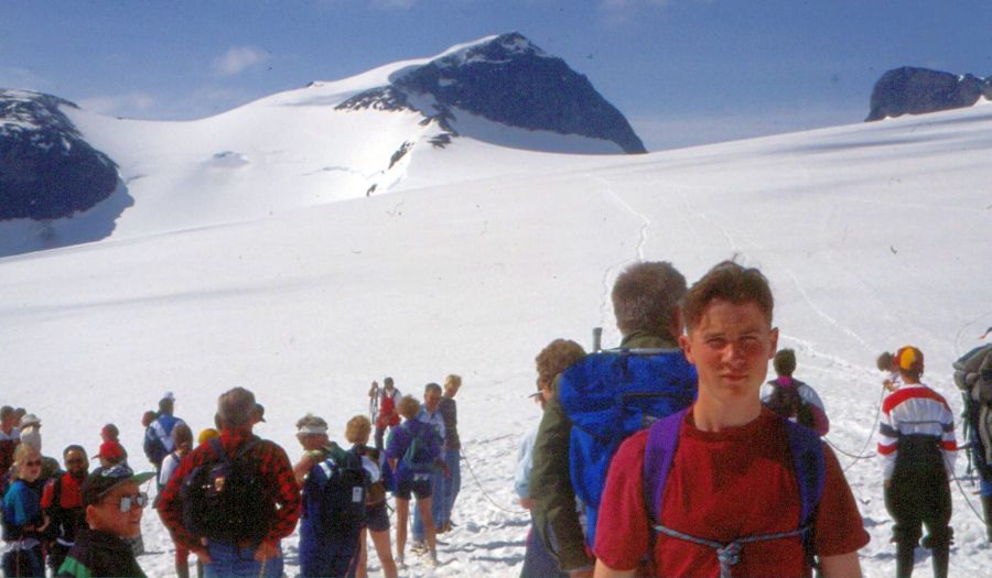 Ascent of Galdhopiggen - in the Jotunheimen region - the highest mountain in Norway and Scandinavia