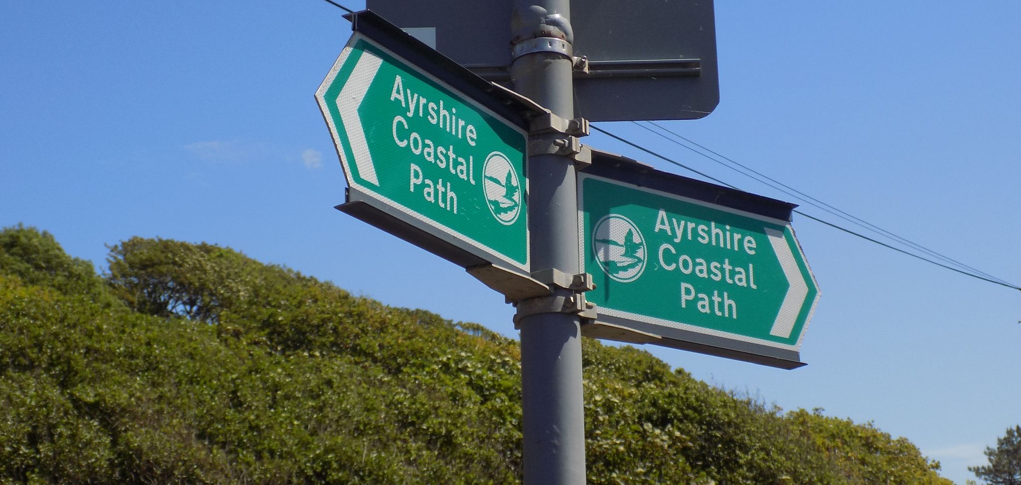 Signpost at Portencross