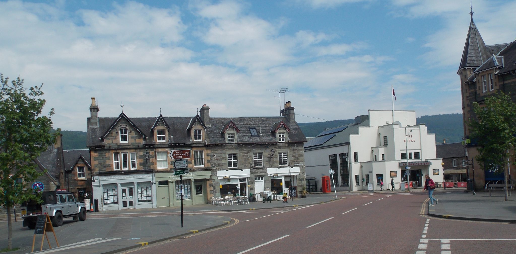 Town square in Aberfeldy