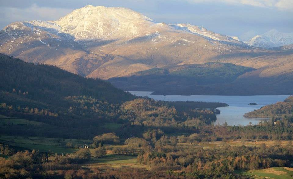 Ben Lomond above Loch Lomond