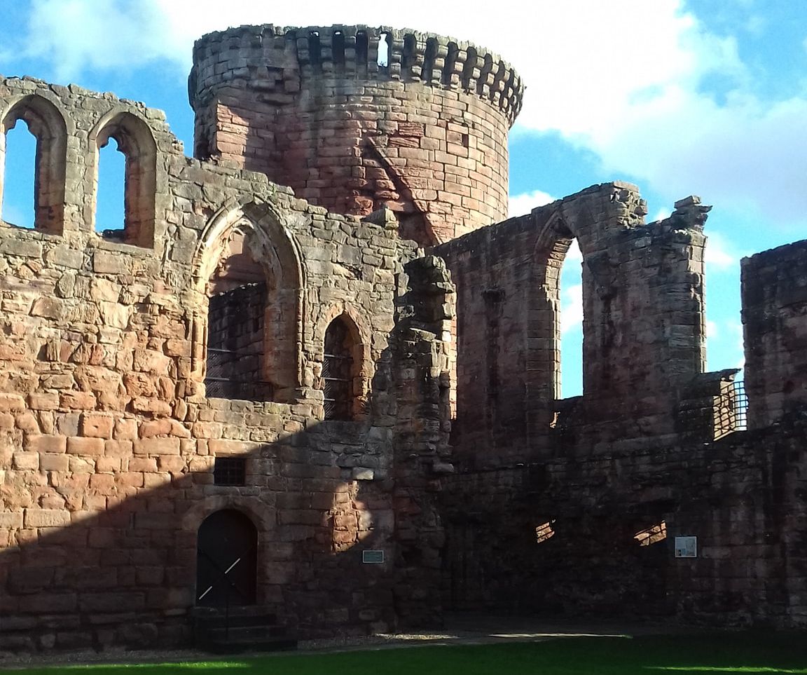 Interior of Bothwell Castle