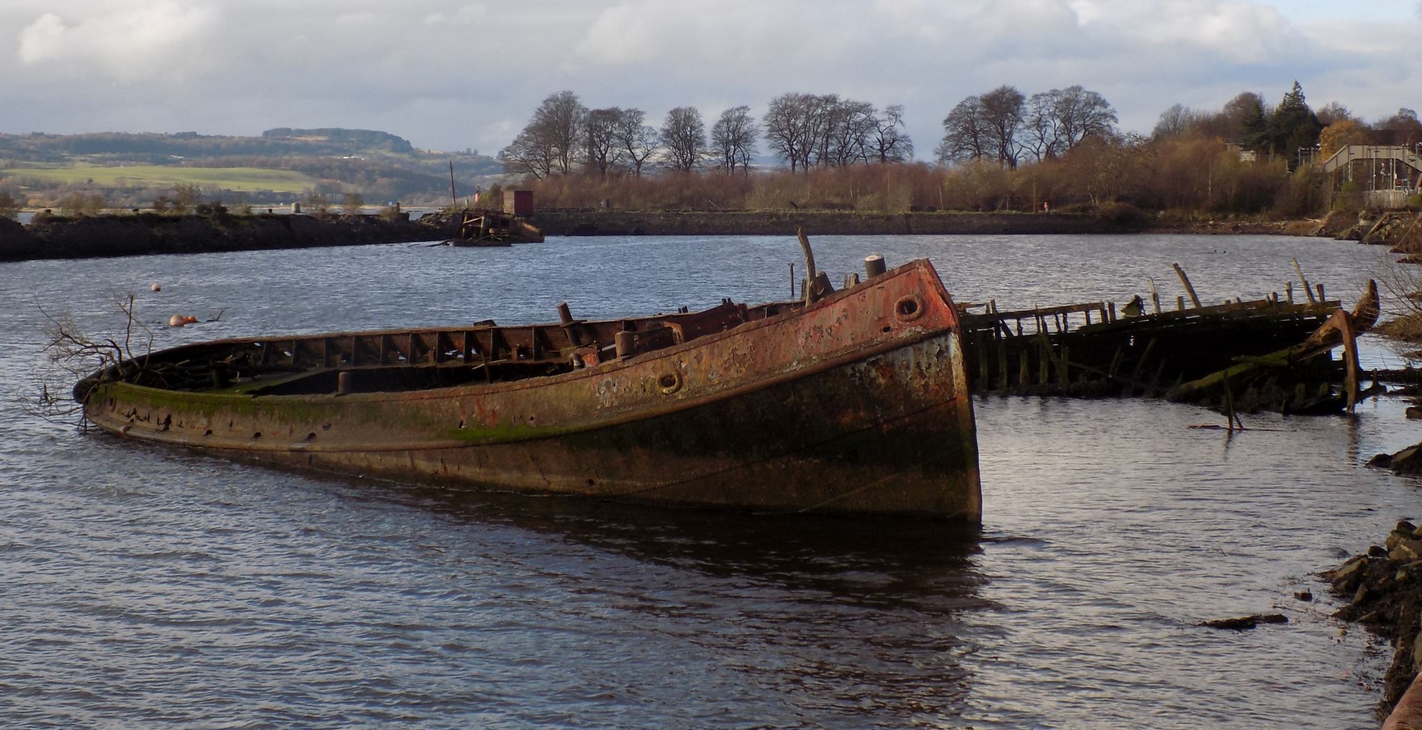 Boat Hulks at Bowling Harbour