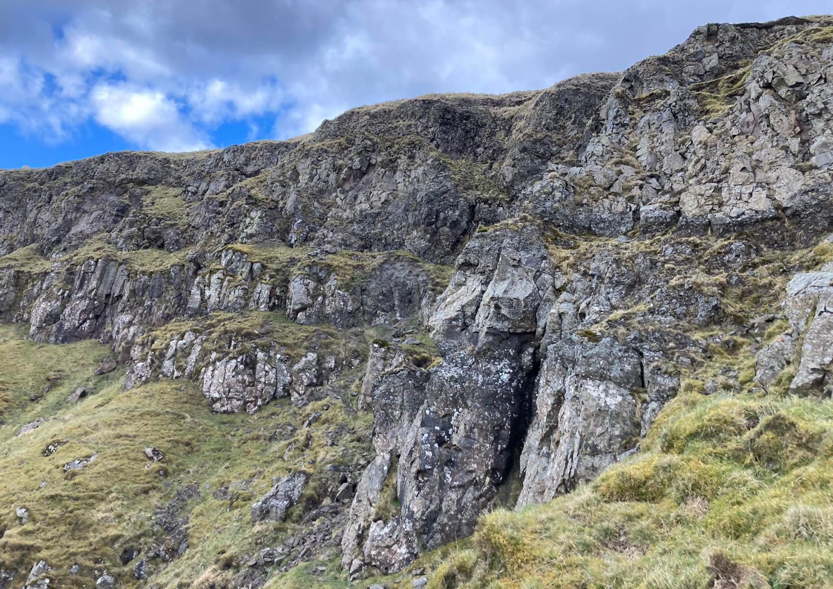 Black Craig in the escarpment of the Campsie Fells