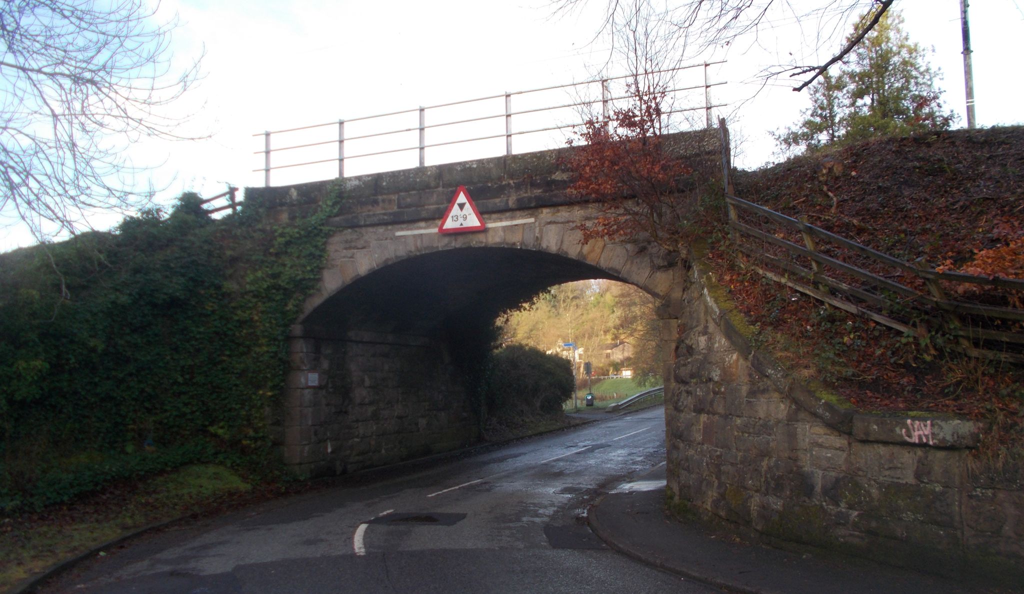 Railway Bridge over Station Road at Colquhoun Park