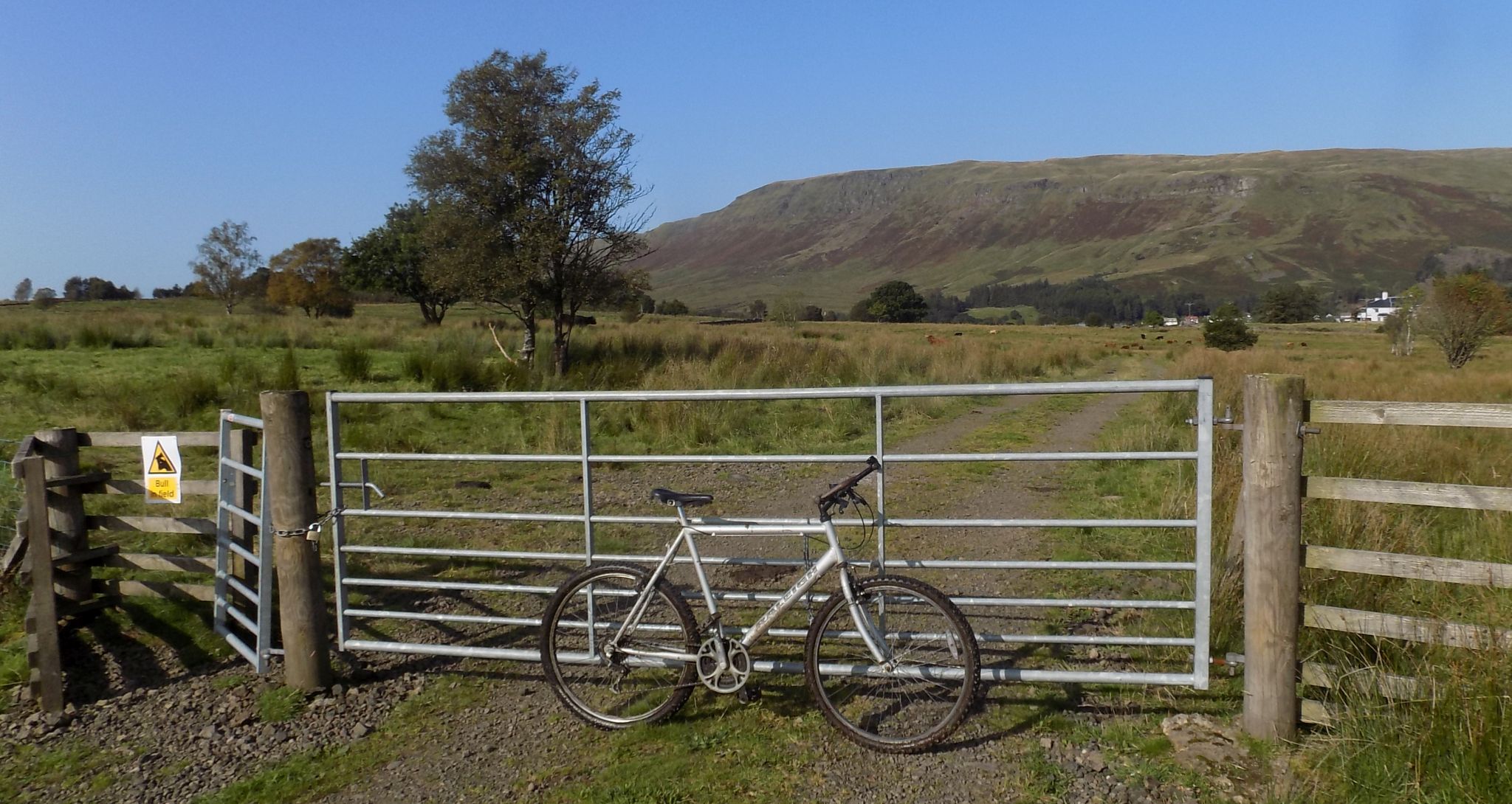 The Campsie Fells from Dumbrock Muir