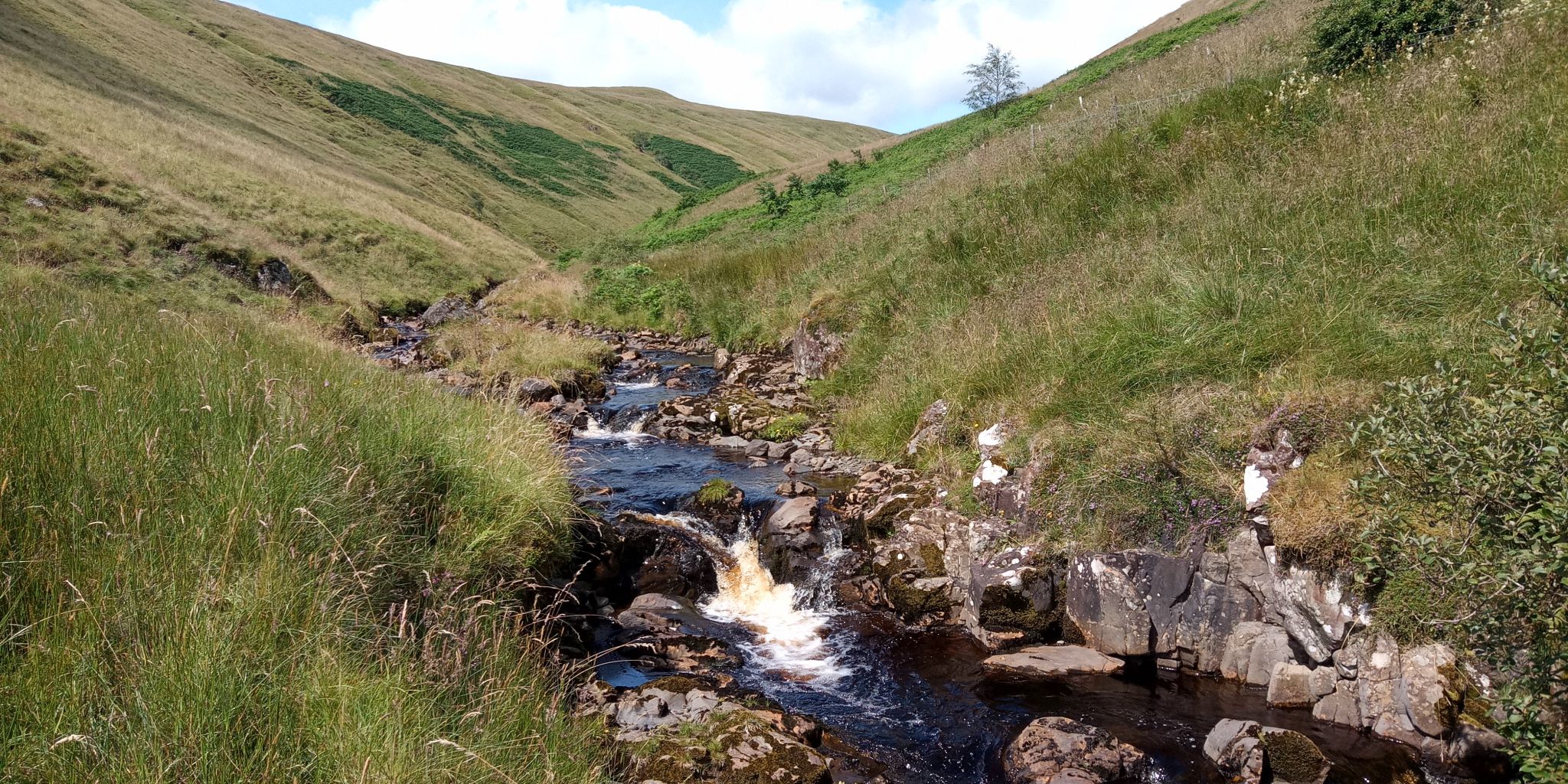 Waterfalls on Finglen Burn