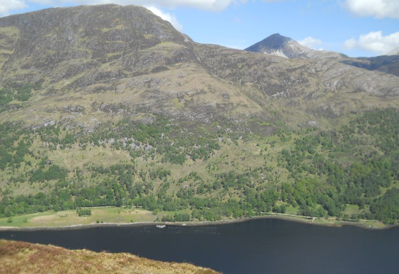 The Mamores above Loch Leven from Garbh Bheinn