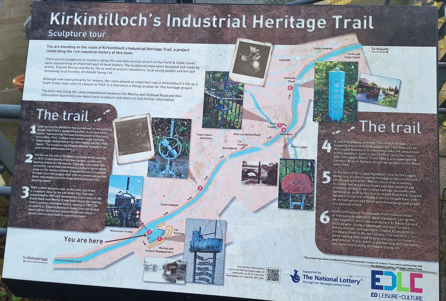 Map of Kirkintilloch Heritage Walk