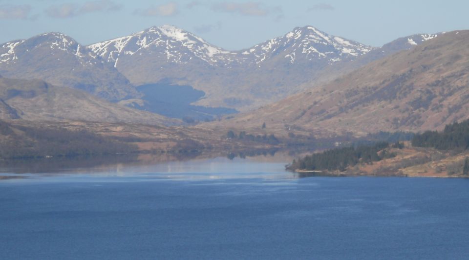 Arrochar Alps from Primrose Hill above Loch Katrine