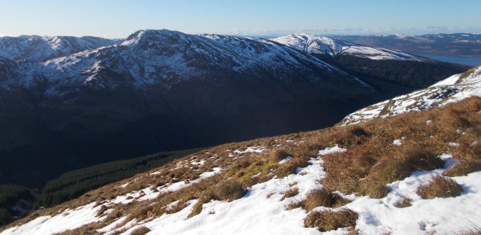 Cruach nam Mult and Cruach nan Capull above Hell's Glen and Loch Fyne