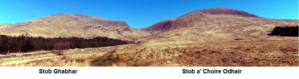 Allt Toaig access route to Stob a'Choire Odhair and Stob Ghabhar