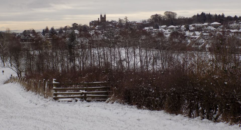 Schaw House above Gartconnel Estate of Bearsden